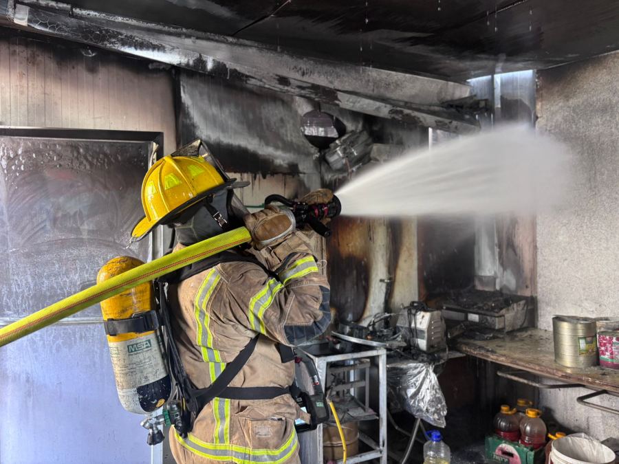باقة الغربية: حريق في مخزن تجاري 